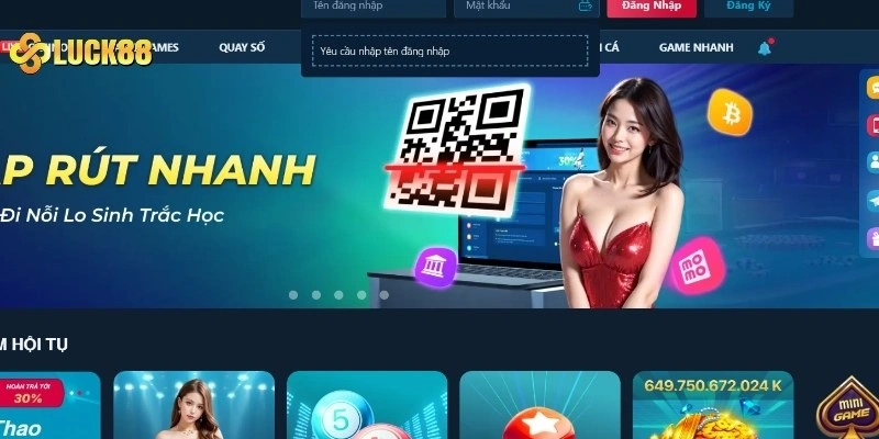 Cược thủ có thể cập nhật tài khoản ngân hàng mới tại LUCK88